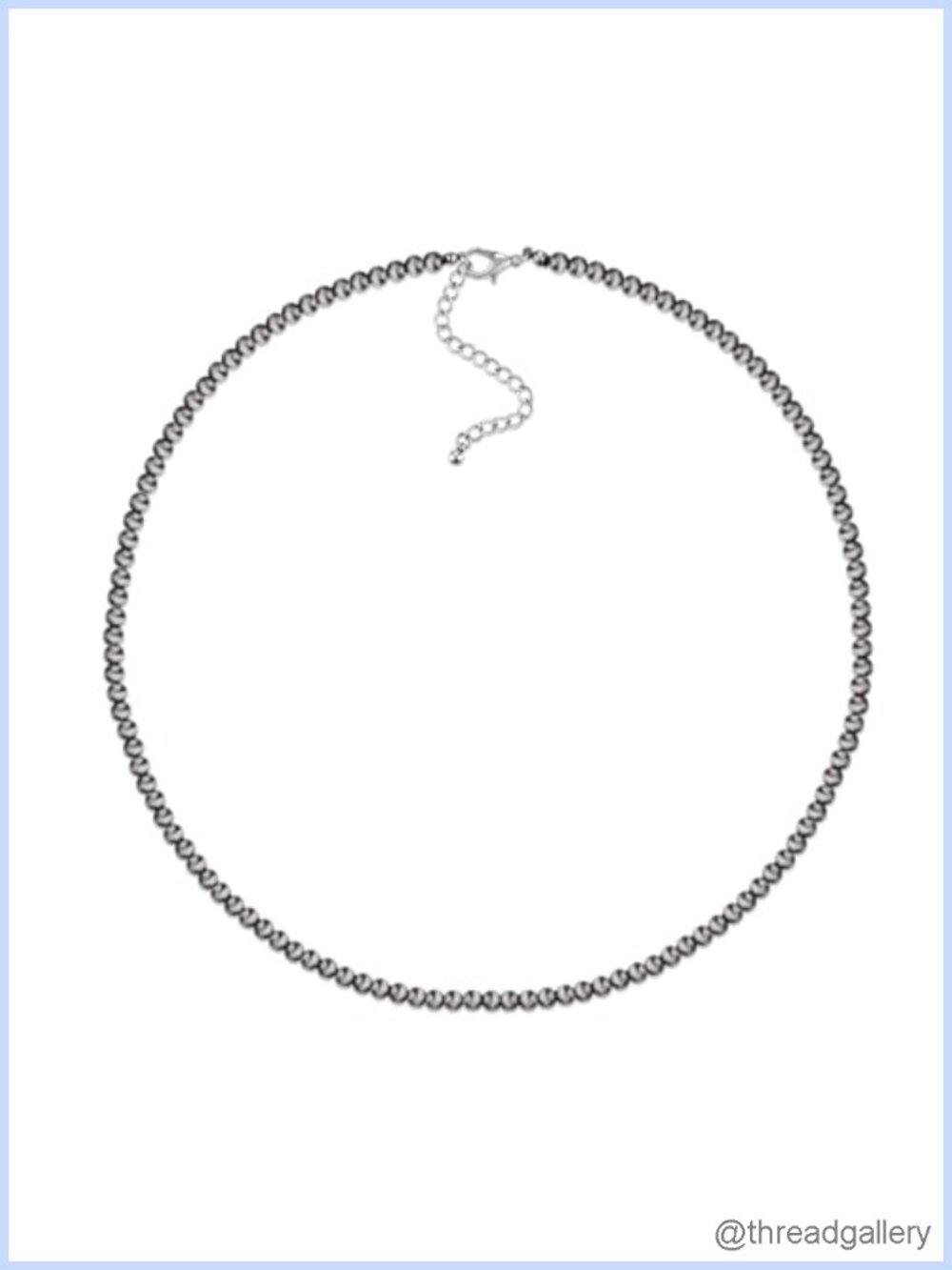 Graduated Pearl Necklace 14-30 Inch Adjustable Navajo Boho Choker Gift